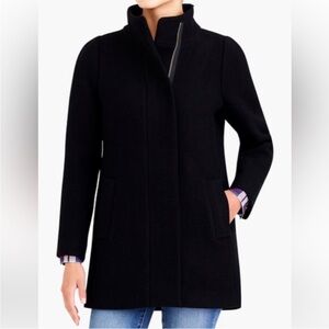 J. Crew Factory Black City Coat